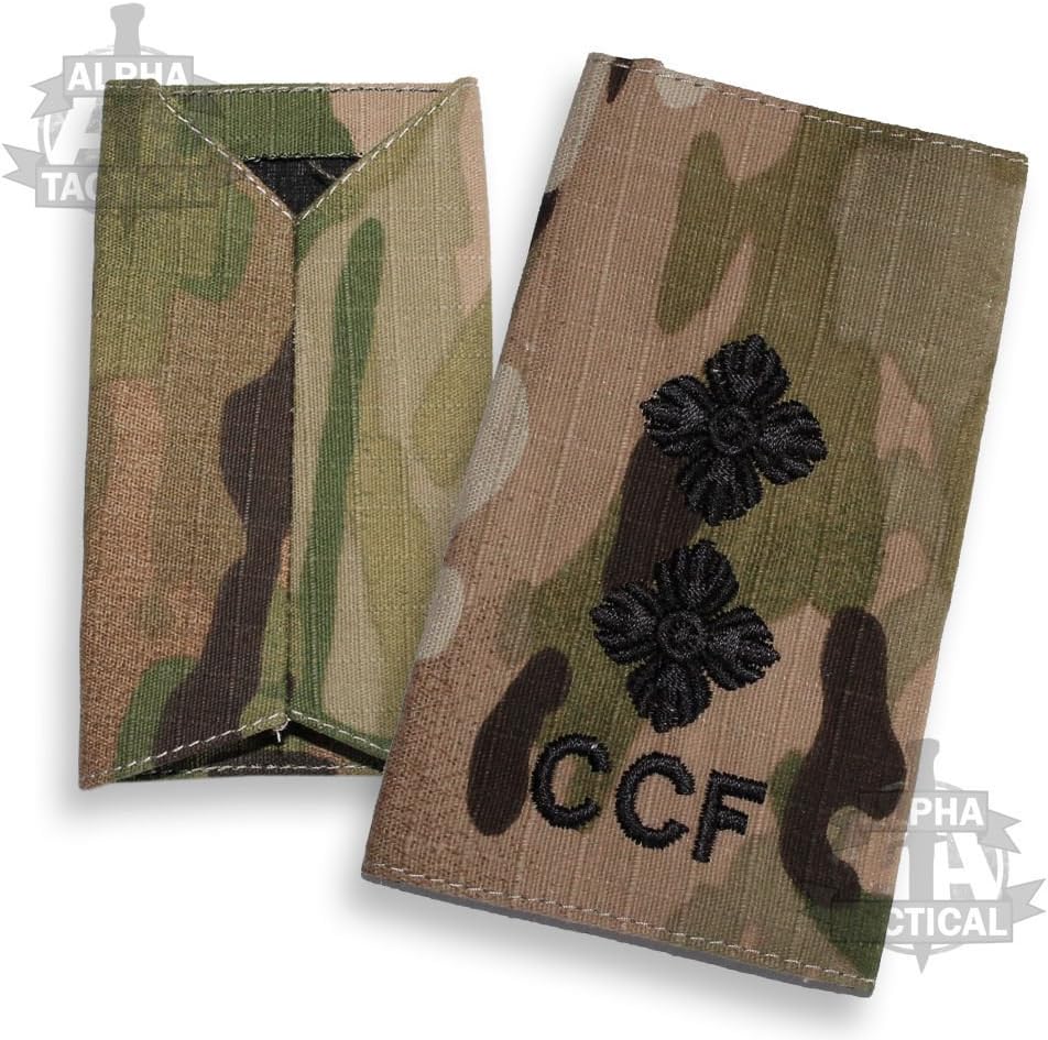Black Lieutenant CCF Rank Slide Multicam MTP (Single)