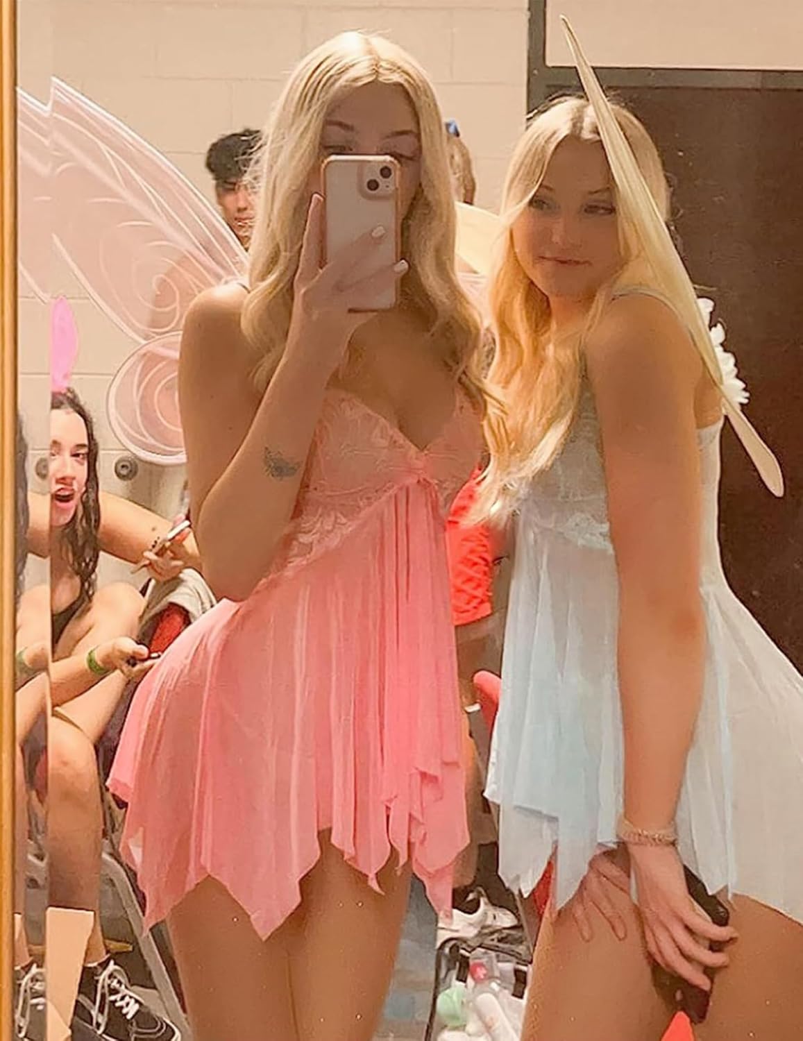 Avidlove Women Lingerie Lace Babydoll V Neck Sexy Sleepwear Strap Chemise - Image 2