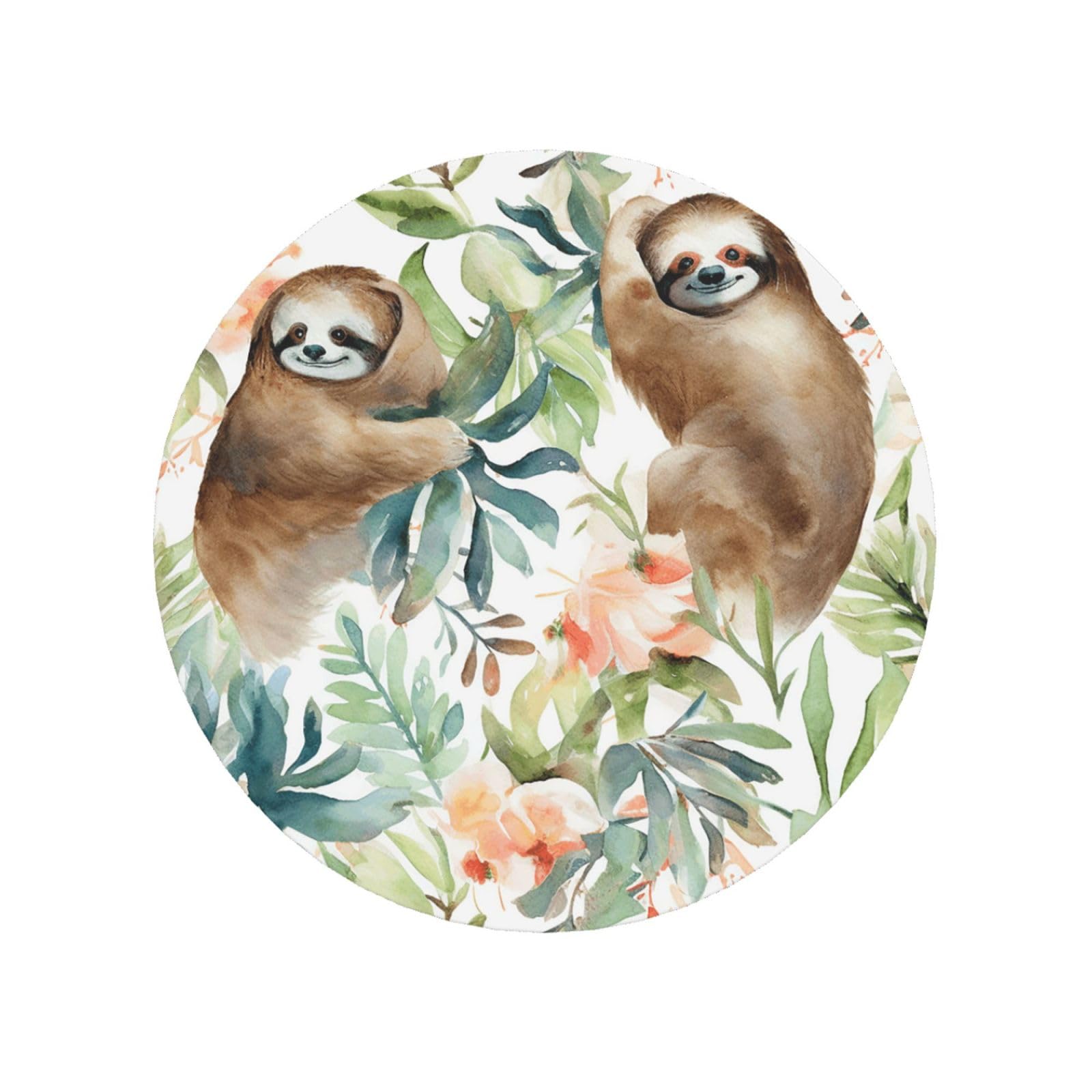 Watercolor Sloth Fridge Magnets Cute Strong Refrigerator Magnets Fun Magnet for Locker Office Whiteboard Decor, Door Magnets Decorative Magnetic Stickers for Home Decor