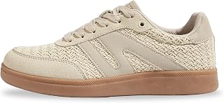 LUCKY STEP Women Retro Gum Sole Fashion Sneakers