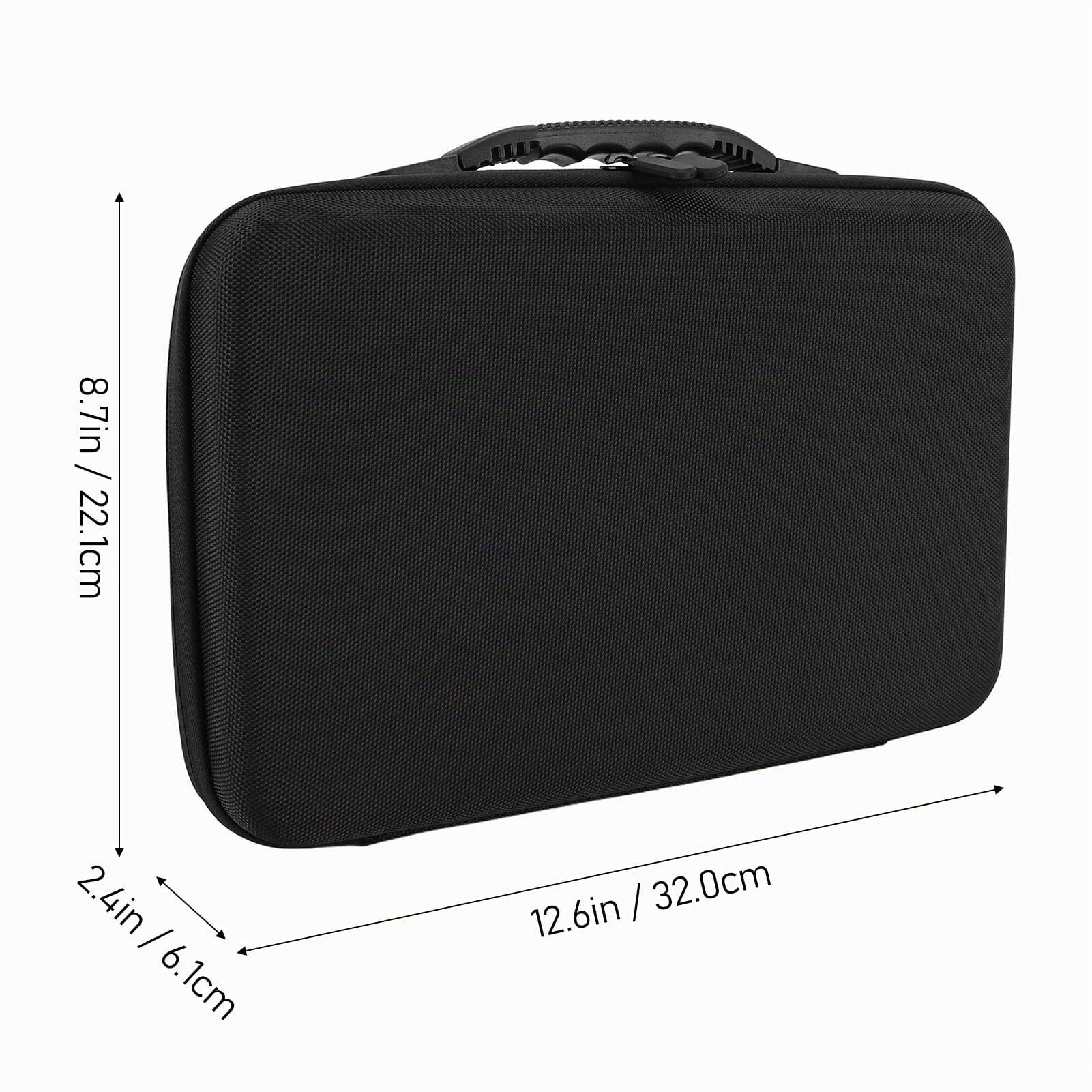 Étui de Rangement pour Encre à Alcool, étui de Transport de Peinture Pouvant Contenir 60 Bouteilles D'encre et de Peintures avec Insert en Mousse et Poche de Rangement Intérieure