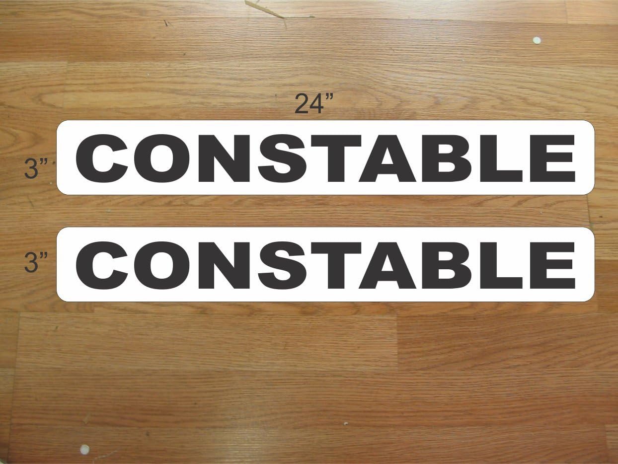Constable Magnetic Signs to fit Car, Truck, Van SUV Vehicle Badge