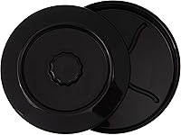 Vista 5 de Carlisle FoodService Products 047503 Servidor de tortilla apilable con tapa, 7-14 pulgadas2 pulgadas, negro (paquete de 2)