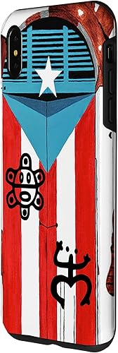 Miniatura 2 de Carcasa para iPhone XS, diseño de bandera de Puerto Rico