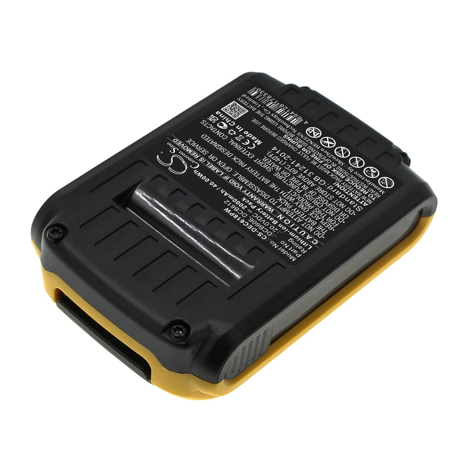 Batería de repuesto para DeWalt DCS331L2, DCS331M1, DCS331N, DCS331N, DCS355, DCS373M2, DCS380, DCS380B, número de pieza : DCB181-XJ, DCB182, DCB182-XE, DCB183, DCB184, DCB185