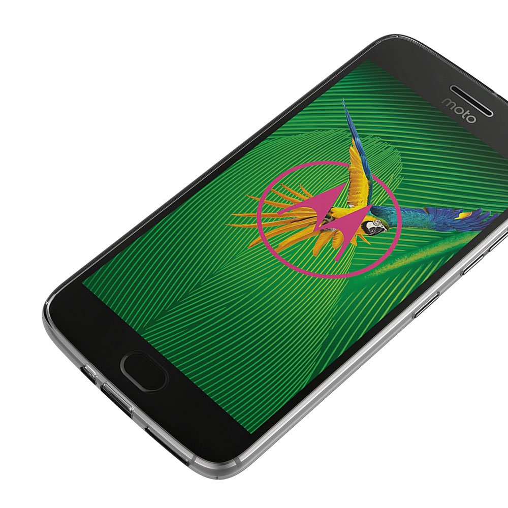 Custodia AICEK Per Moto G5S Plus – Cover In TPU Trasparente Sottile E Morbida, Antigraffio