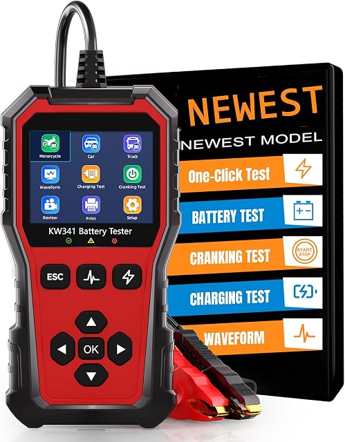 OBD2 Scanner, machine de diagnostic avec réinitialisation, DTC, Stream de données, état de préparation I/M, code d'erreur clair, OBD2 Lecteur de code pour vérifier la lumière du moteur & État de préparation aux émissions