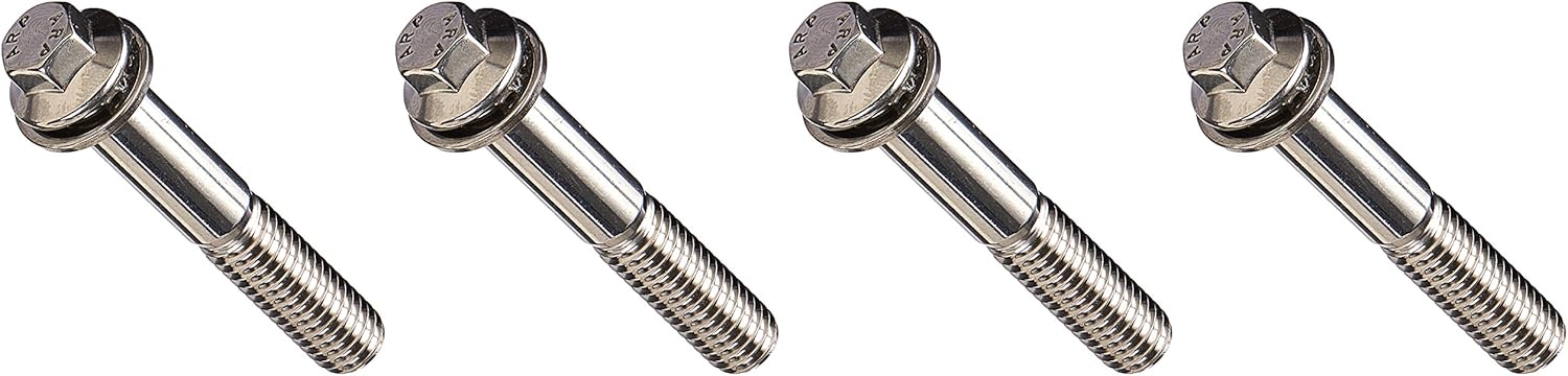 ARP 6232250 Stainless Steel 3/8-16 Hex Bolts - Pack of 5