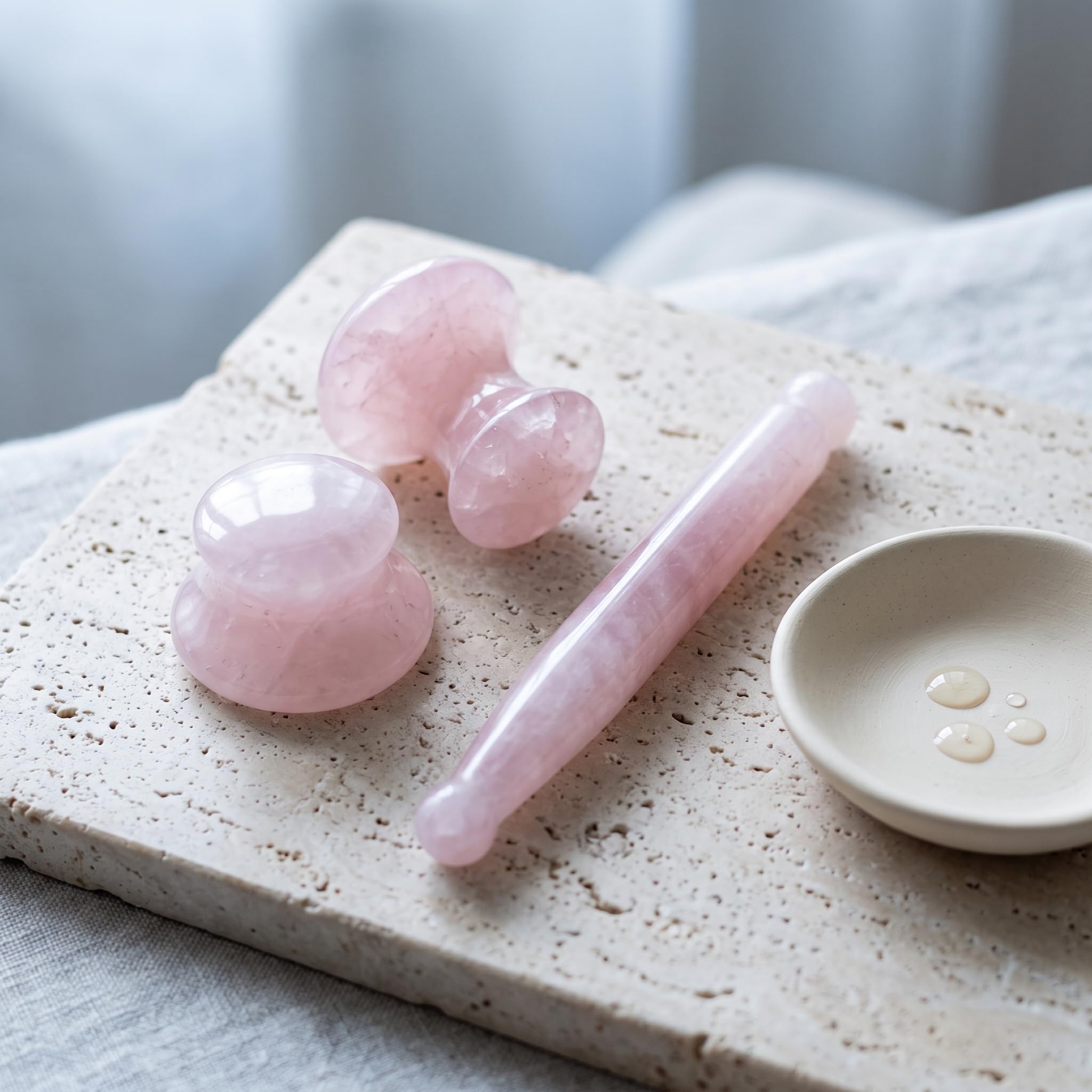 Rose a Set, a Facial Tools Roller, for Women and Men