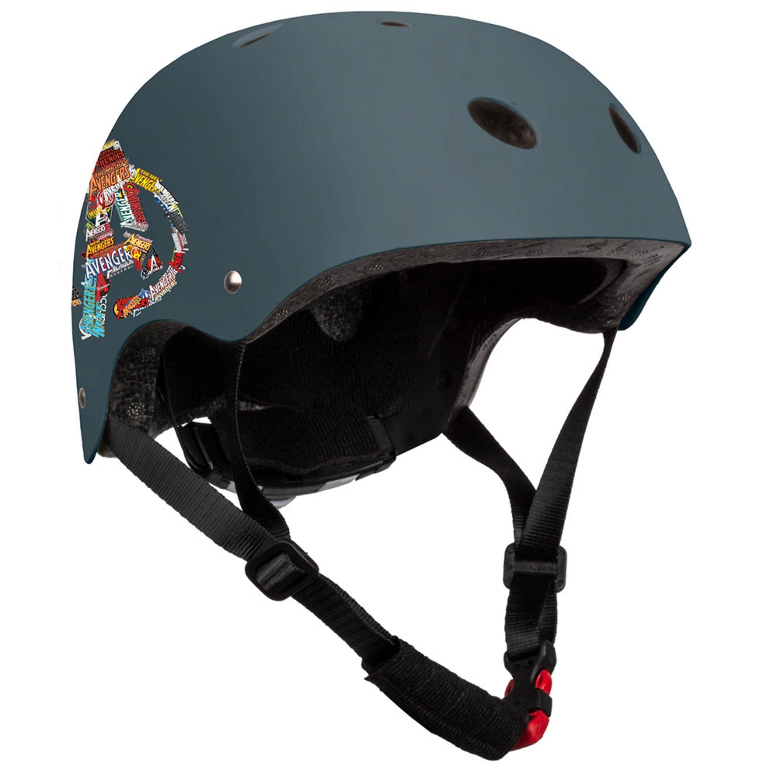 Boys' bicycle helmet SAFE and LIGHTWEIGHT, ADJUSTABLE 52-56 cm, SPORTY Children's helmet, ventilated, HEAD PROTECTION (MARVEL Avengers 2)