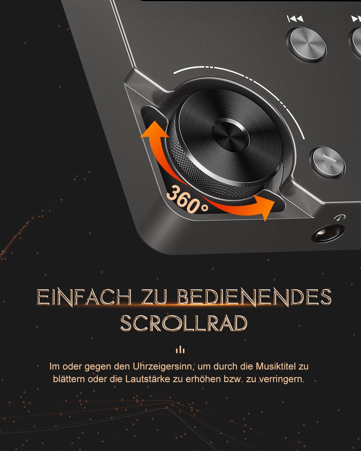 MECHEN M30 Hi Res MP3 Player, DSD FLAC DAC CUE Verlustfreier Hochauflösender Audio Player, HiFi Digitaler Ton Tragbarer DAP mit 64GB Speicherkarte, Unterstützt bis zu 256 GB (Grau)