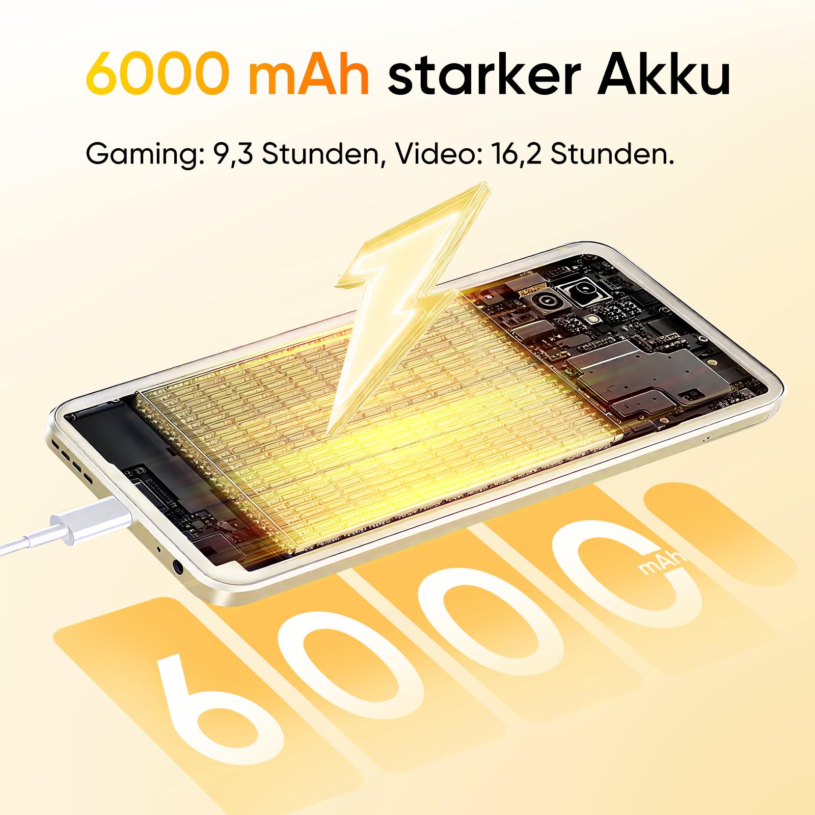 realme Note 70T Smartphone 4+256 GB, 6,75-Zoll-HD-90-Hz-Display, 6000 mAh Akku Mit großer Kapazität, ArmorShell-Schutz, T7250 Octa-Core-Chipsatz, Next AI, IP54, Obsidianschwarz, Kein Ladegerät