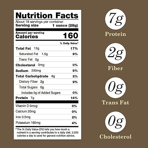 Miniatura 2 de Virginia Diner - Cacahuetes Virgnia extra grandes sazonados con sal y vinagre de 18 onzas en lata resellable para aperitivos o regalos