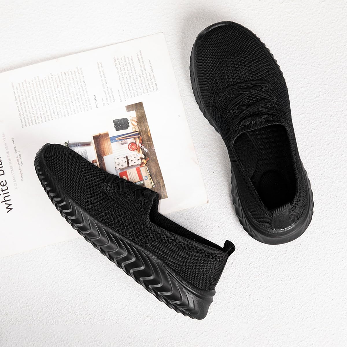 Women Walking Shoes Lightweight Breathable Comfortable Sneakers Non Slip Athletic Shoes Cushioned Running Slip Resistant Casual Fitness - Image 6