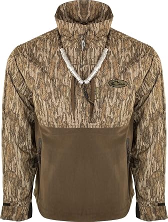 Drake Guardian Flex 1/4 Zip Eqwader Wading Jacket, Shell Weight
