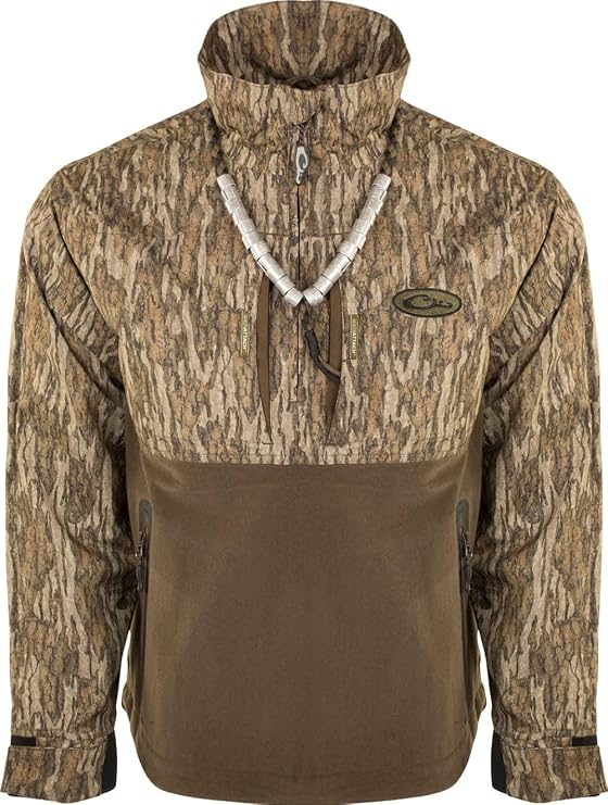 Drake Guardian Flex 1/4 Zip Eqwader Wading Jacket, Shell Weight
