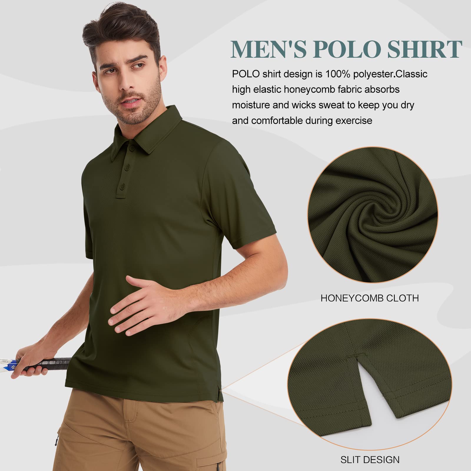 MEETWEE Koszulka polo Mężczyźni P11