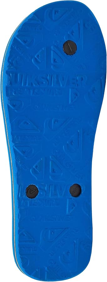 Quiksilver Men's Molokai 3 Point Flip Flop Sandal, Black/Blue