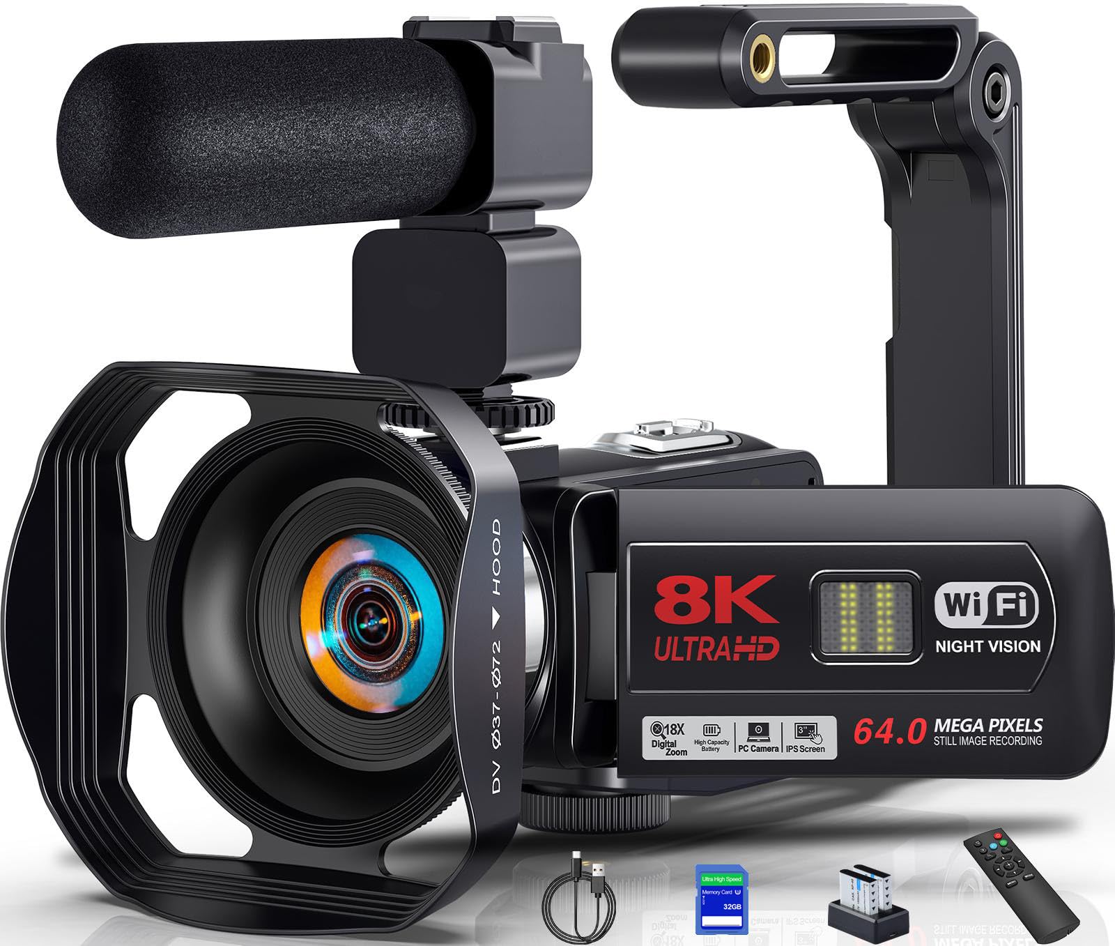 Yollner 8K 64MP Video Camera