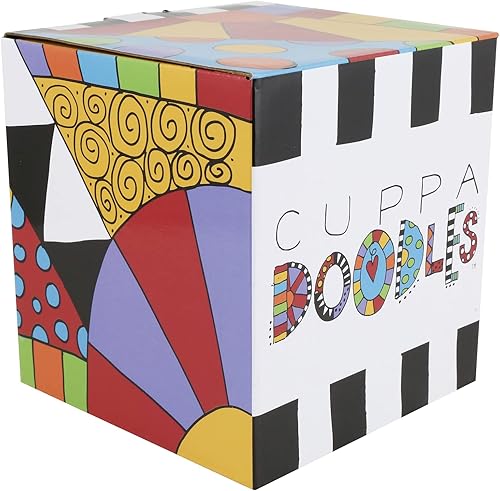 Miniatura 3 de Enesco Our Name is Mud Cuppa Doodles I Love You Nana - Taza de café, 16 onzas, color blanco