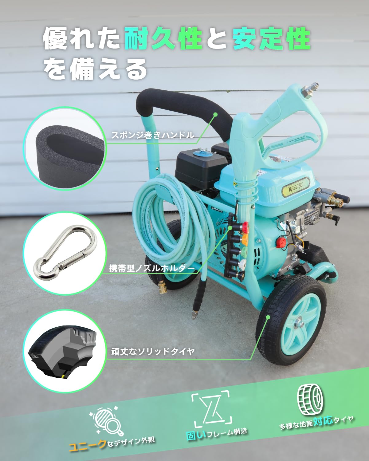 高圧洗浄機ガソリンエンジン式 17MPa 9.5L/min 強力自吸 蛇口接続 Amazon | 高圧洗浄機エンジン式 ガソリンエンジン高圧洗浄機 17MPA 9.5