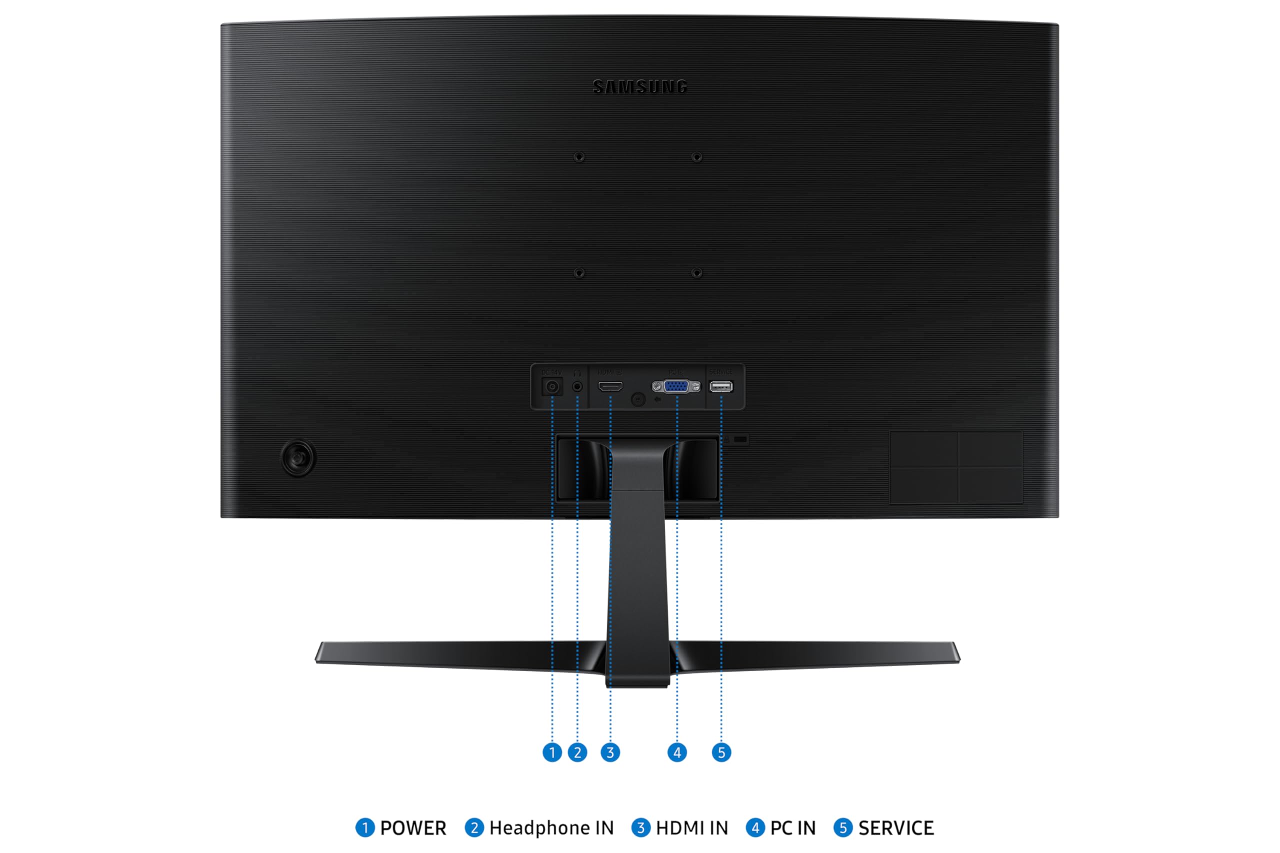 Samsung Schermo PC S36GD, dimensione 24" - piastrella VA, risoluzione FHD (1920 x 1080), 100Hz, inclinabile, VESA 75 x 75, contrasto 3000:1, Eye Saver Mode, Flicker Free, HDMI (1,4), VGA, jack per