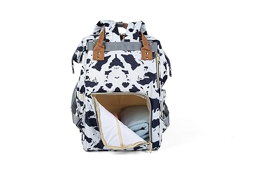 Miniatura 6 de Mochila de pañales para bebé con correas para cochecito, bolsas de bebé de gran capacidad para mamá a la moda, bolsa de pañales de maternidad, grano