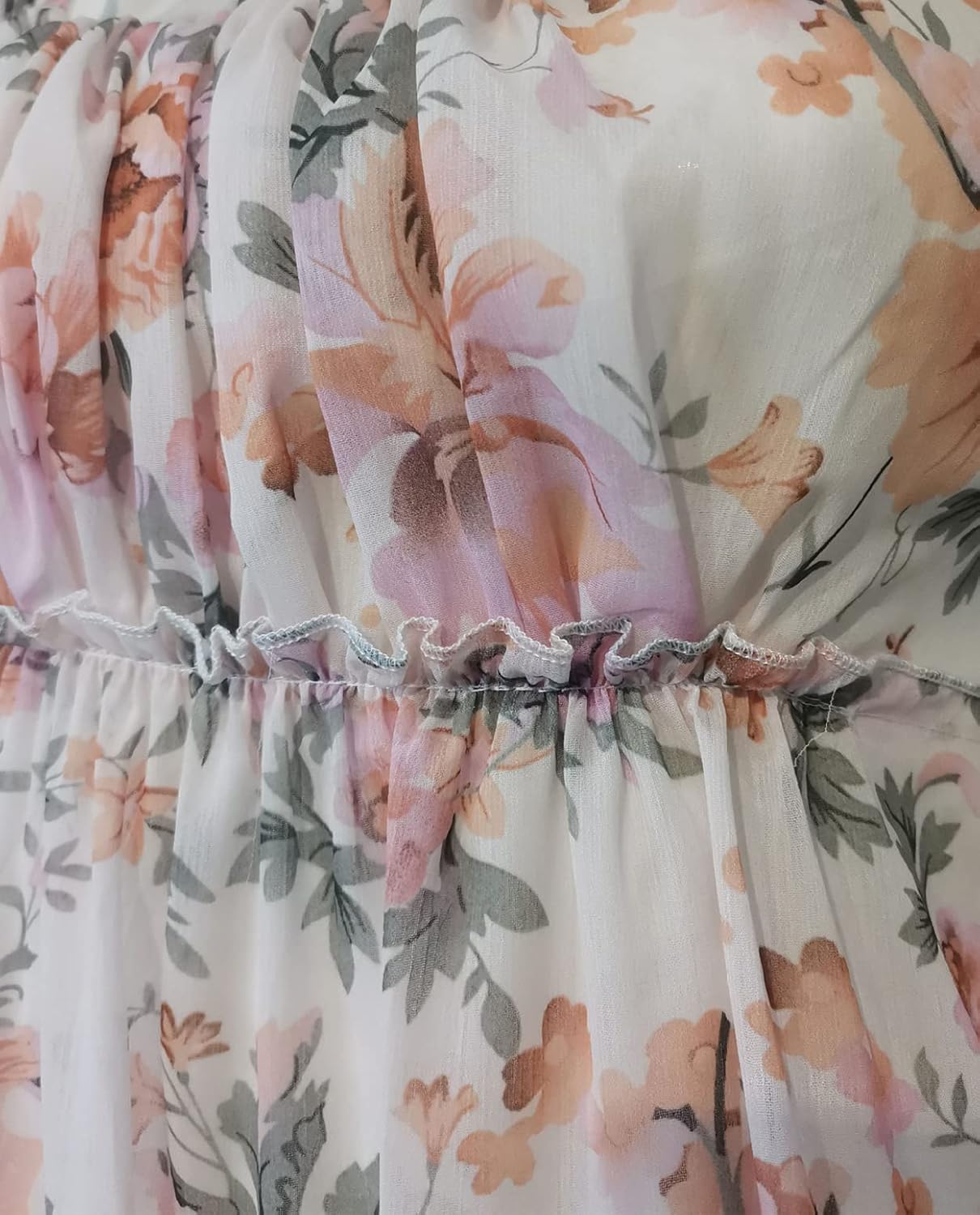 Mansy Womens 2025 Summer Floral Mini Dress Boho Flowy Skater Dresses Short Sleeveless Ruffle Spaghetti Strap Dress - Image 5