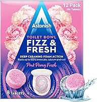 Vista 8 de Astonish Limpiador espumoso de eucalipto para inodoro, limpieza profunda, calcio y óxido, sin botella, elimina las manchas duras, caja de 8 tabletas