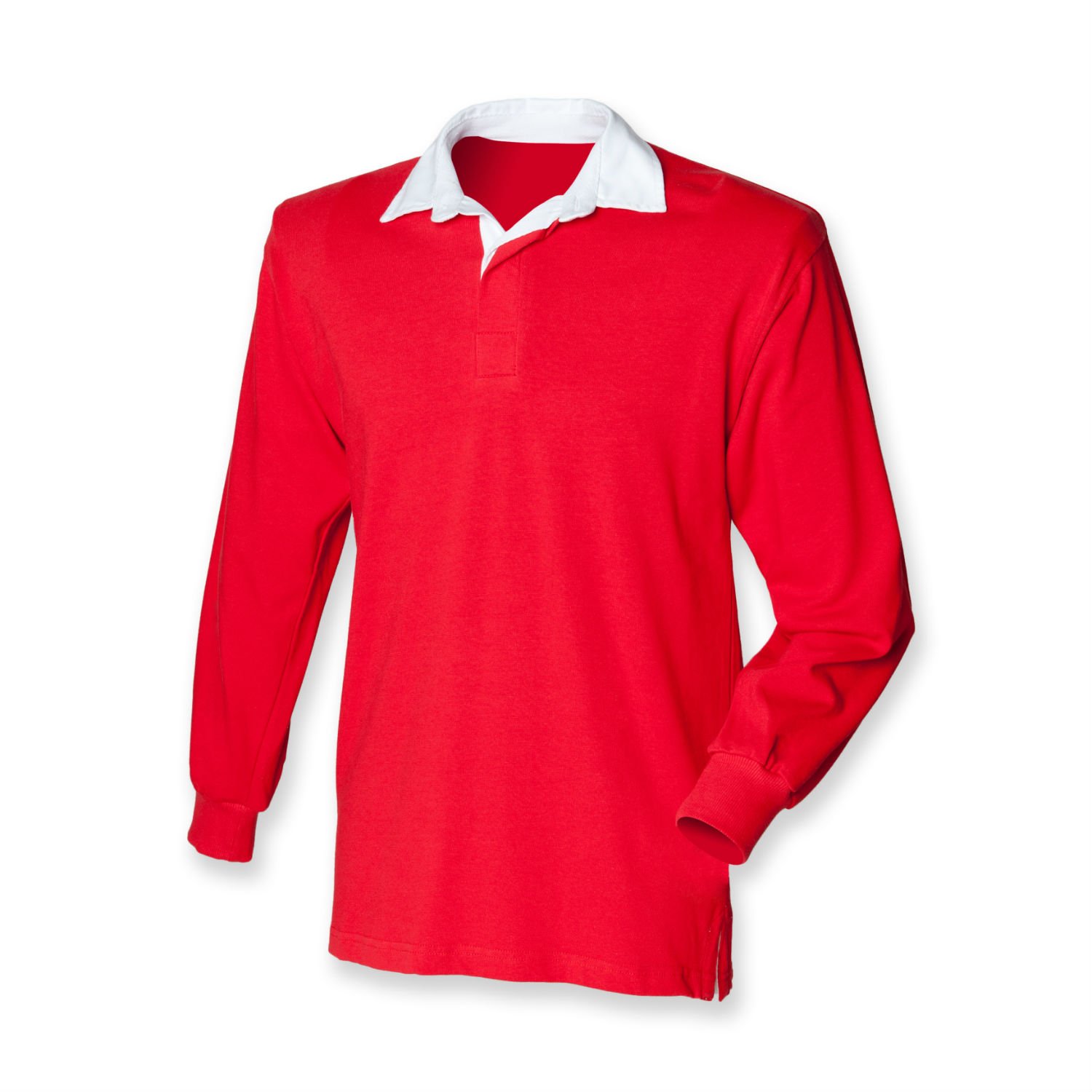 Front Row Kids Classic Rugby Shirt : Color - Red : Size - 9-10