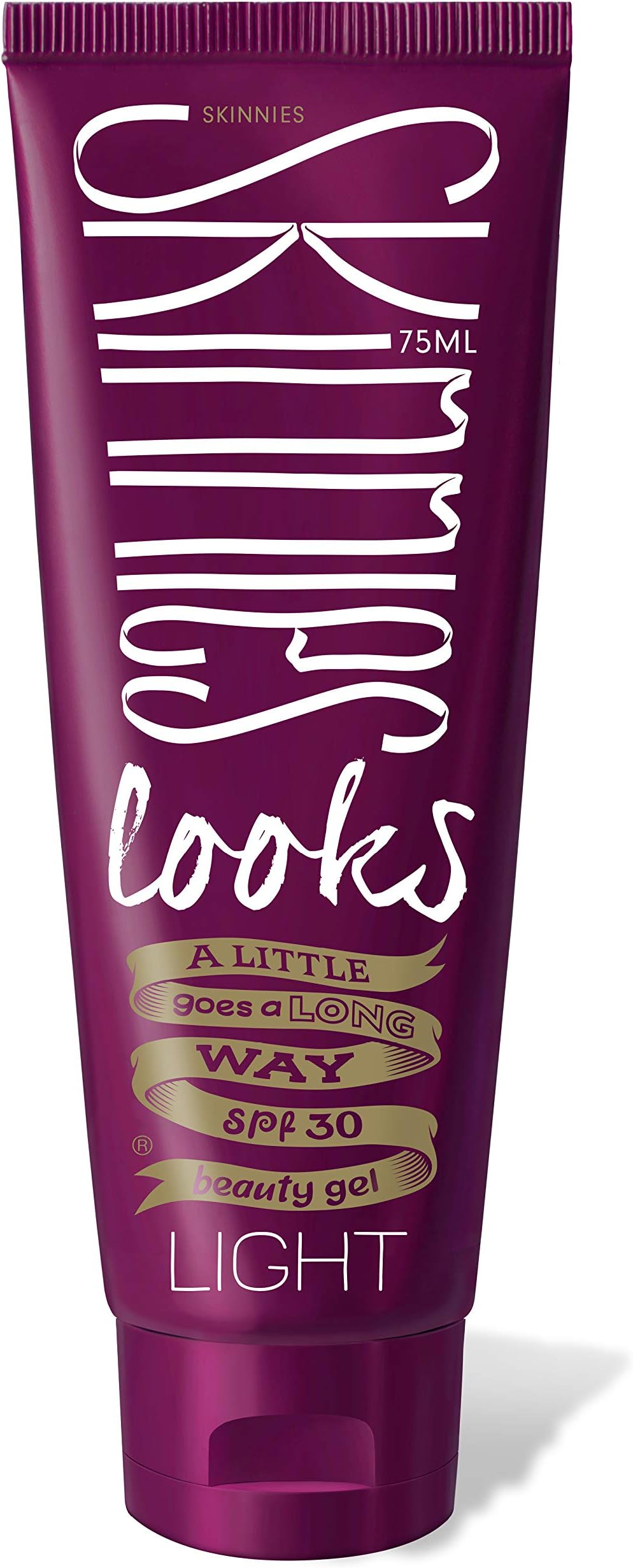 Skinnies LOOKS SPF30 Beauty Gel (light tint). NZ Made Supercharged BB Cream.