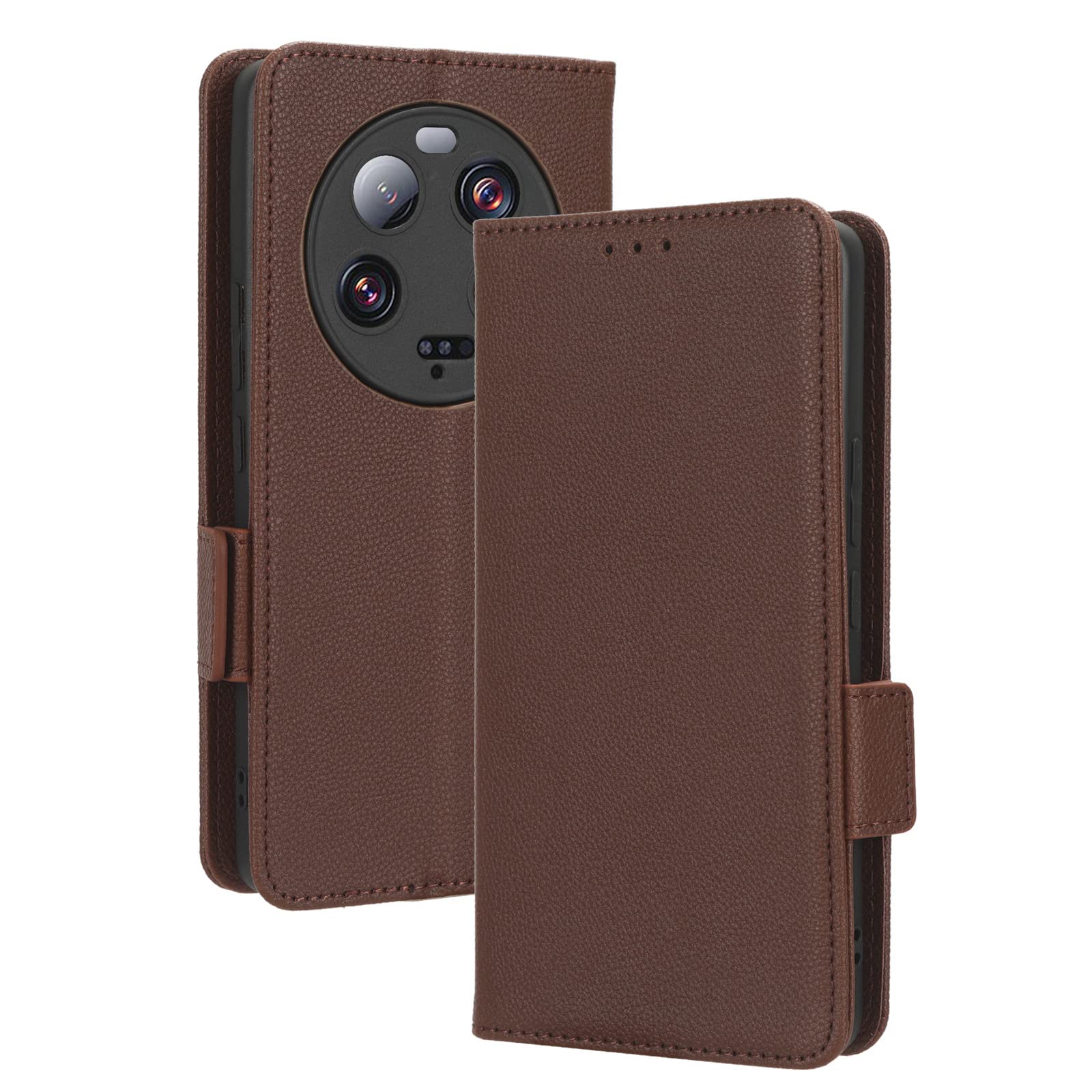 Cover A Libro In Pelle Per Xiaomi Mi 13 Ultra - Portafoglio Con 3 Slot, Supporto E Chiusura Magnetica, Blu Scuro - 4