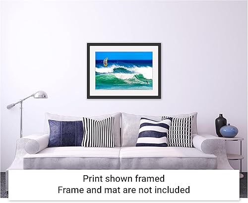 Miniatura 5 de Maui J & M Photography - Holding On - Extreme Kitesurfing Sport, Exciting Maui Fine Art Wall Print