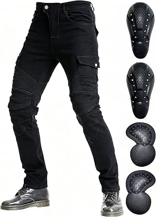 Motorcycle Pants & Jeans CE Level 2 Armor for Men & Women