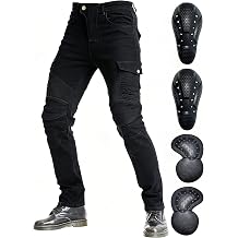 Motorcycle Pants Versatile Durable Motorcycle Jeans for Men & Women Riding Pants Trousers with CE Level 2 Armor Pads