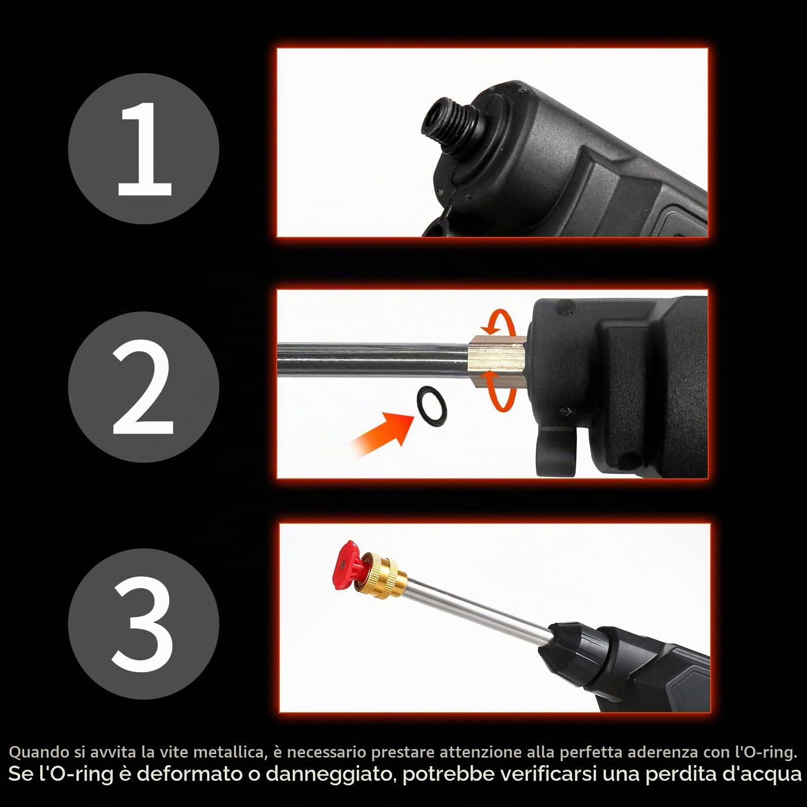 Shkalacar Idropulitrice a Batteria, 60 Bar 300W Idropulitrice ad Alta Potenza con Batteria Ricaricabile a Sspruzzo 6in1 per la Ppulizia del Pavimento della Recinzione dell'auto Irrigazione