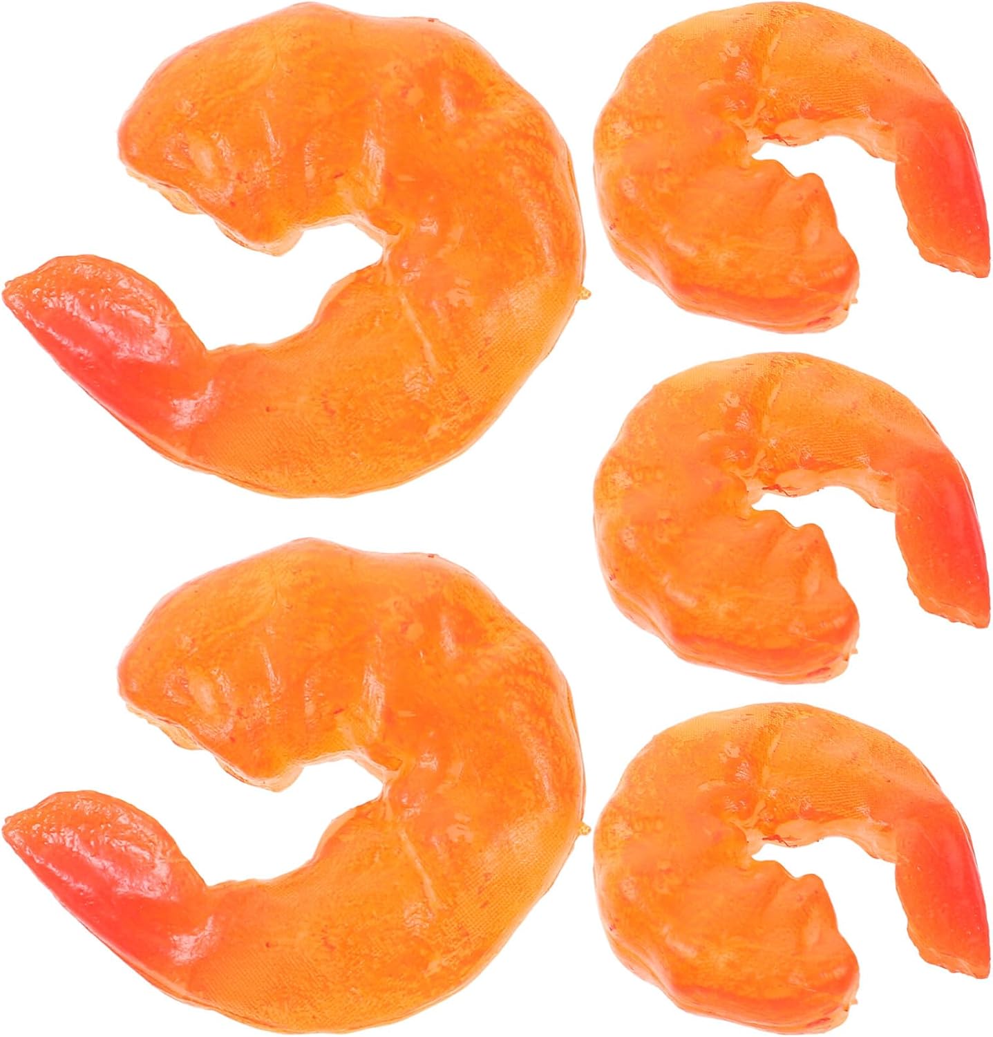 balacoo Shrimp Toy, Plastic Shrimp 5Pcs Shrimp Artificial
