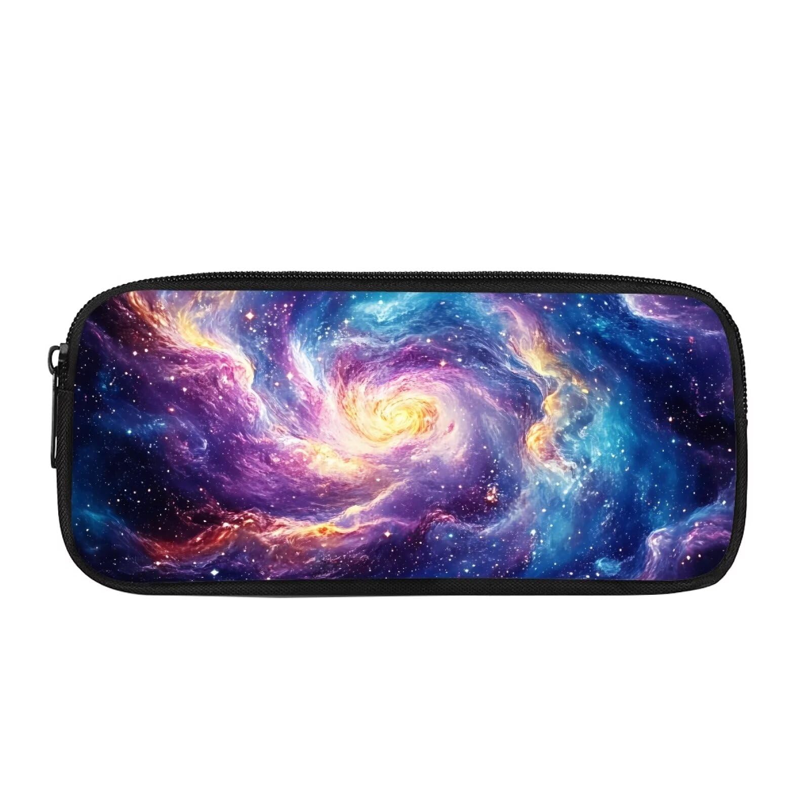 Biyejit Galaxy Pencil Case Kids Pen Bag Containers Child School Office Classroom Travel Supplies Toiletry Stationery Bag for Teen Boys Girls Back to School Gift — image 1