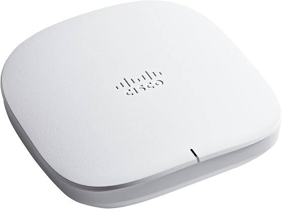 Cisco Business Ethernet 150AX Wi-Fi 6 2x2 Access Point 1 GbE Port dual band- Ceiling Mount, PoE Injector Included, 3-Year Hardware Protection (CBW150AX-B-NA)