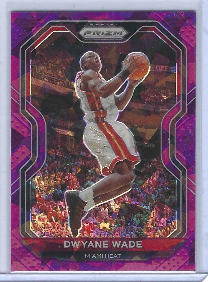Dwyane Wade 2020-21 Panini Prizm Cracked Ice Prizm #d 039/175 - Basketball Cards
