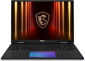 MSI Titan 18 HX AI A2XWIG-087CA 18" UHD+ 120Hz Mini LED Gaming Laptop, Intel® Core™ Ultra 9-285HX, RTX 5080, 64GB (32GB*2) DDR5 6400MHz, 2TB Gen5x4 + 2TB Gen4x4 NVMe PCIe SSD, Windows 11 Pro