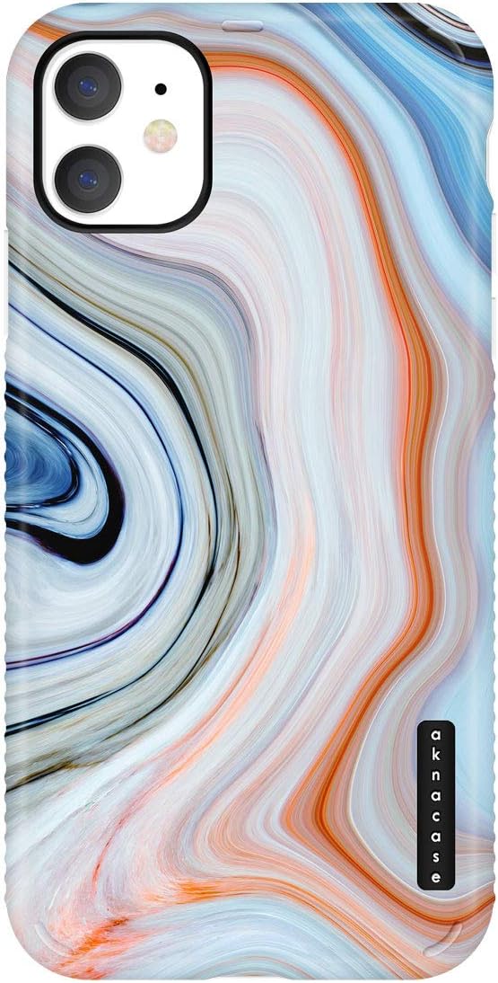 AknaCase iPhone 11 Case Marble, GripTight Serious Silicone Cute Cover for Women (Graphic 102115-U.S)