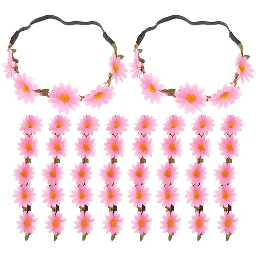 minkissy Guirnalda de 10 piezas de guirnaldas para fiesta de novia, decoración de fotografía de boda, accesorios para el cabello, diademas de