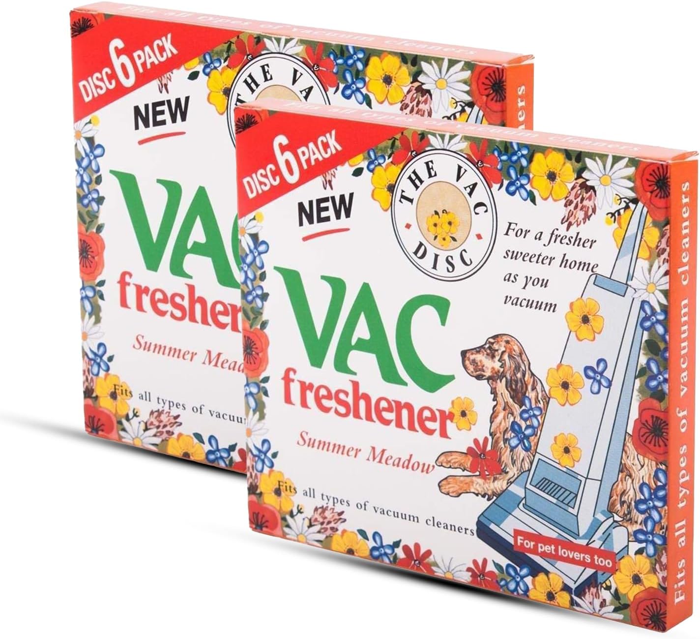Vac Freshener Summer Medow Pet Friendly Vacuum Cleaner Air Freshener for Home Office Scent Discs Carpet Numatic Fresh Scented Vacuum Deodorizer Bags Extra Strength for Pet Lovers