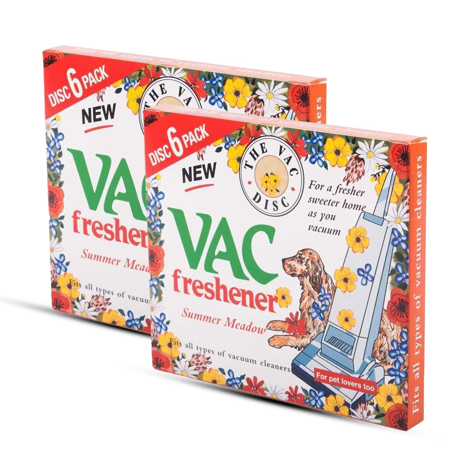 Vac Freshener Summer Medow Pet Friendly Vacuum Cleaner Air Freshener for Home Office Scent Discs Carpet Numatic Fresh Scented Vacuum Deodorizer Bags Extra Strength for Pet Lovers