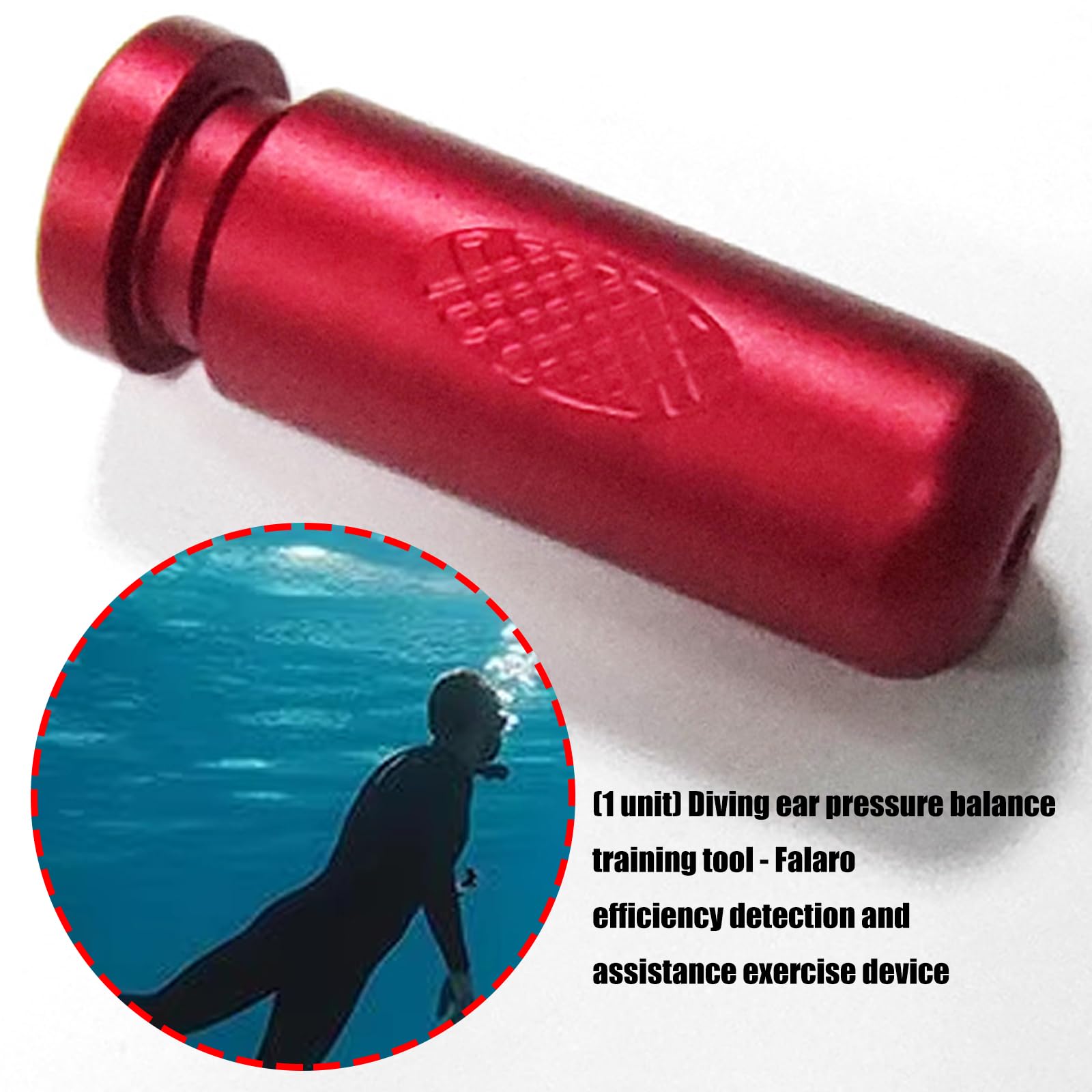 Aide à l'équilibrage d'oreille facile à utiliser pour les plongeurs - Appareil d'entraînement avec pression équilibrée Apnée et praticien de pêche. Accessoires Équipement d'entraînement de