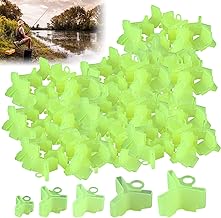 Vegena Lot de 300 capuchons de protection pour hameçon de pêche, polypropylène, jaune, 5 tailles