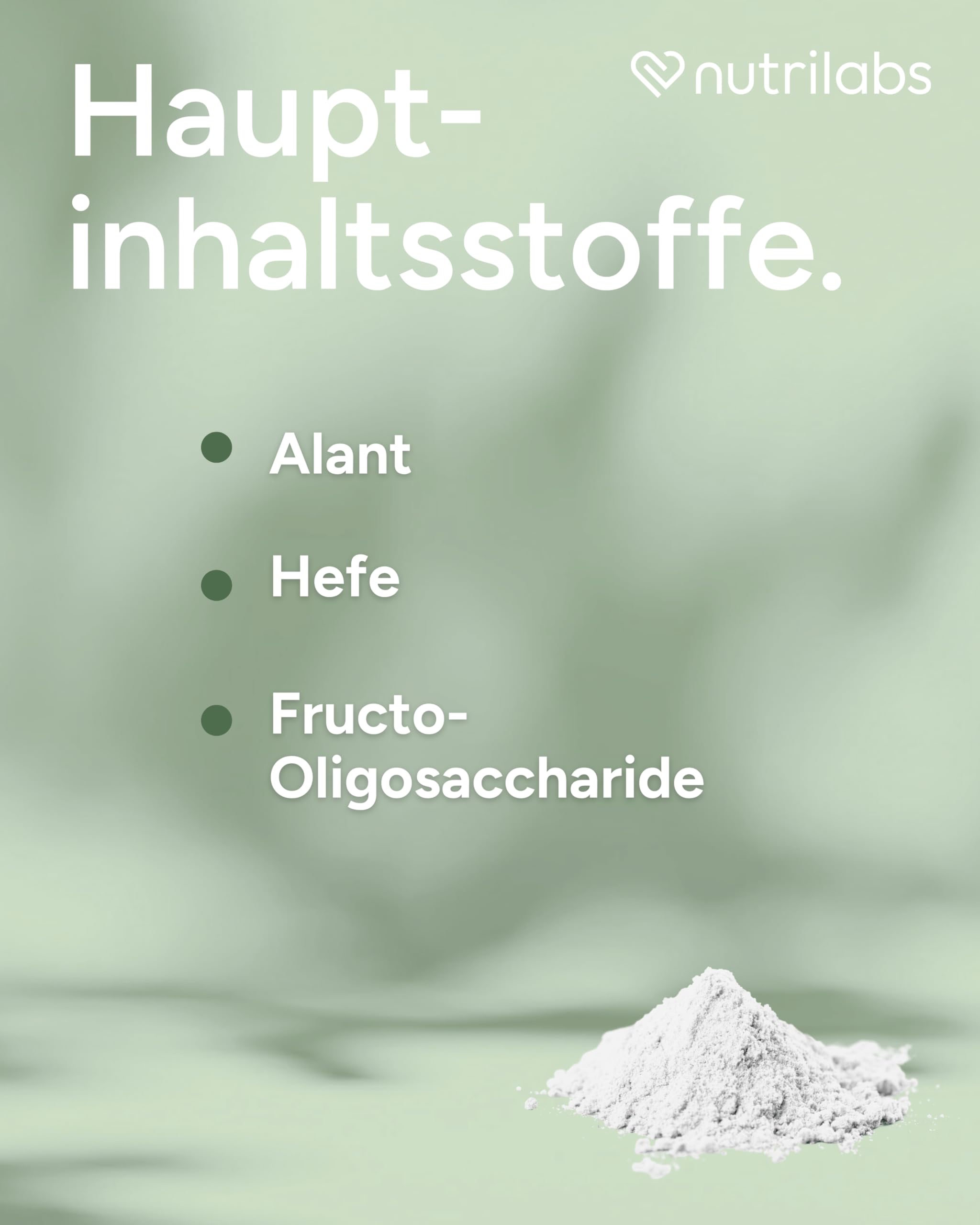 NutriLabs Synbiotix Pulver für Pferde-Darm & Verdauung 800g - Pferde Darmflorapulver mit Hefe, Alant usw. - Pferdenahrungsergänzung - Verdauungspulver