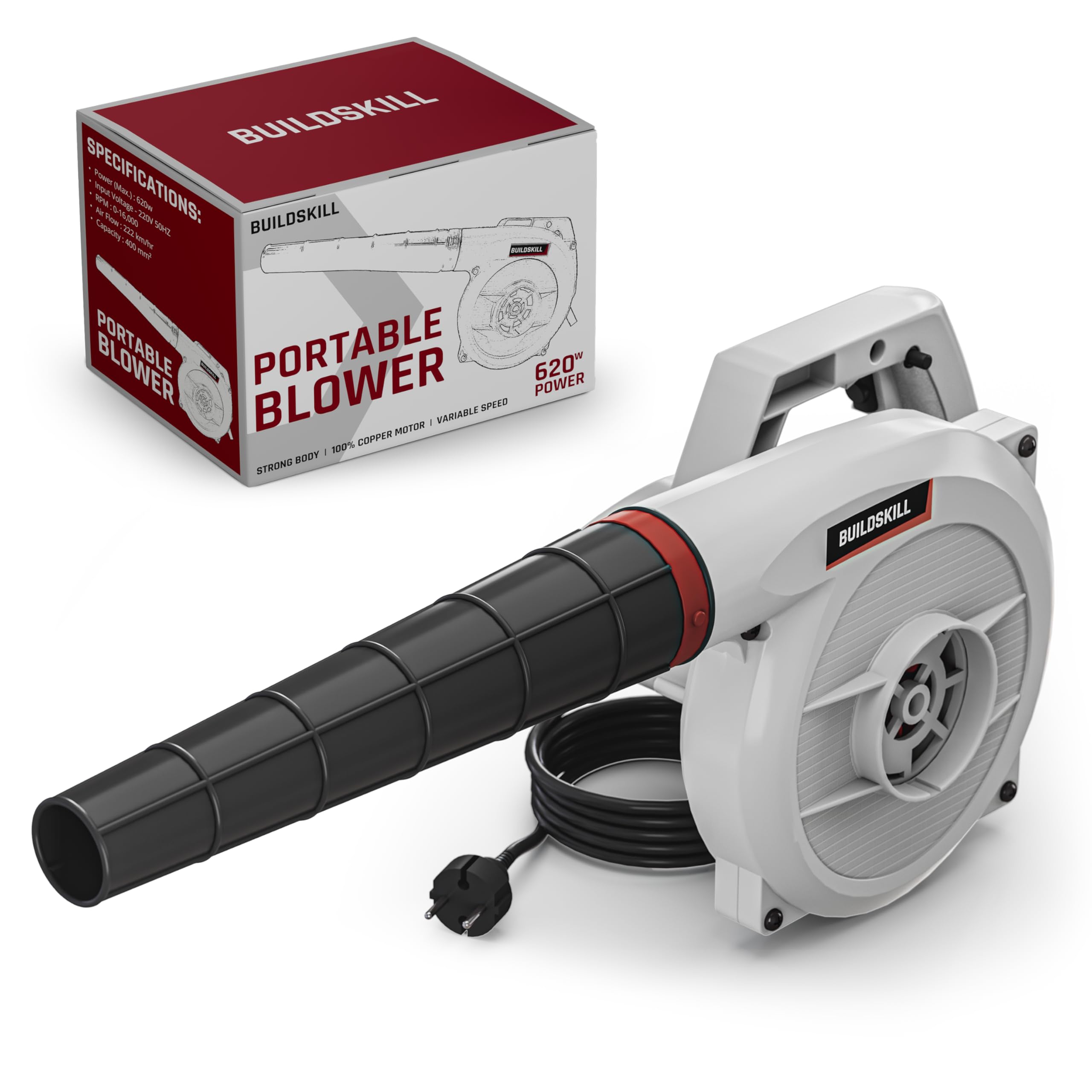 Buildskill Air Blower 620W-Dust Cleaner for Home Cleaning, Efficient &