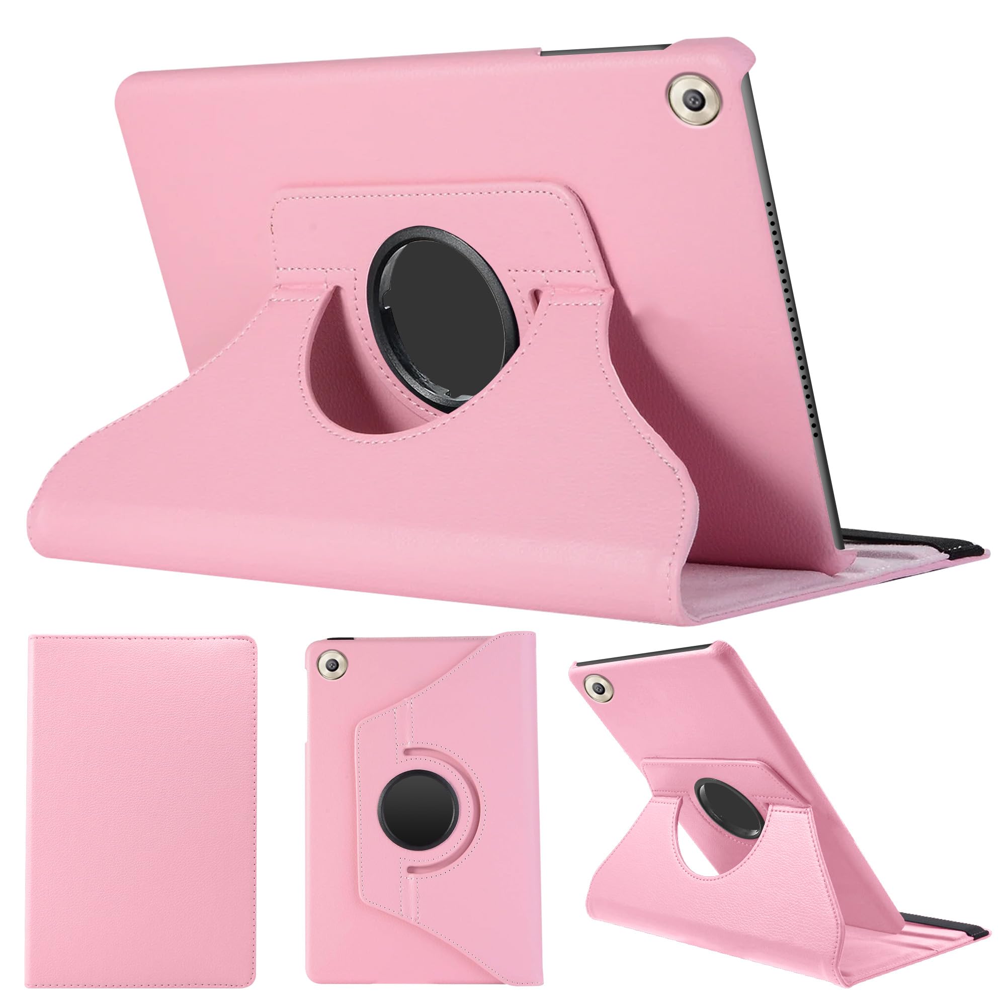 Housse Rotative 360° Pour Huawei MediaPad T5 10 - Support Intégré - Cuir Synthétique - Protection Anti-Rayures